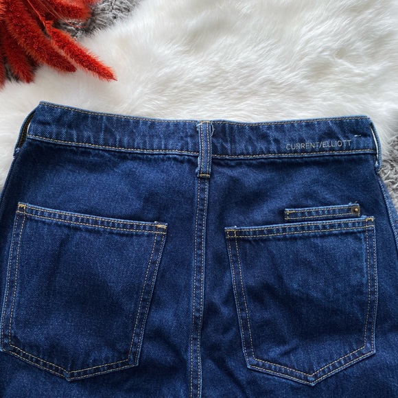 Current Elliott Jeans Blue Full Barrel High Waisted - Picture 6 of 11